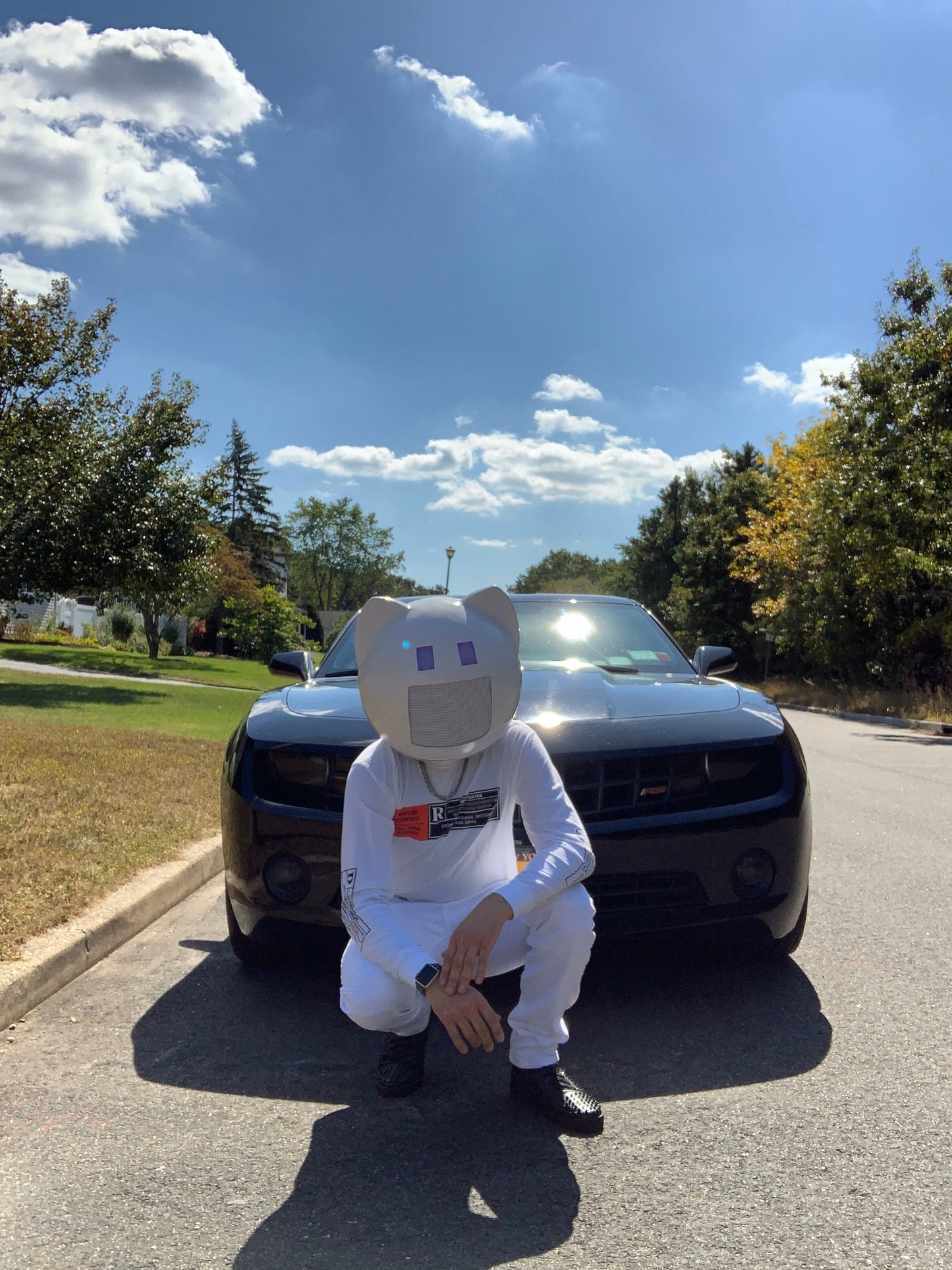 Custom emoji Dj helmet