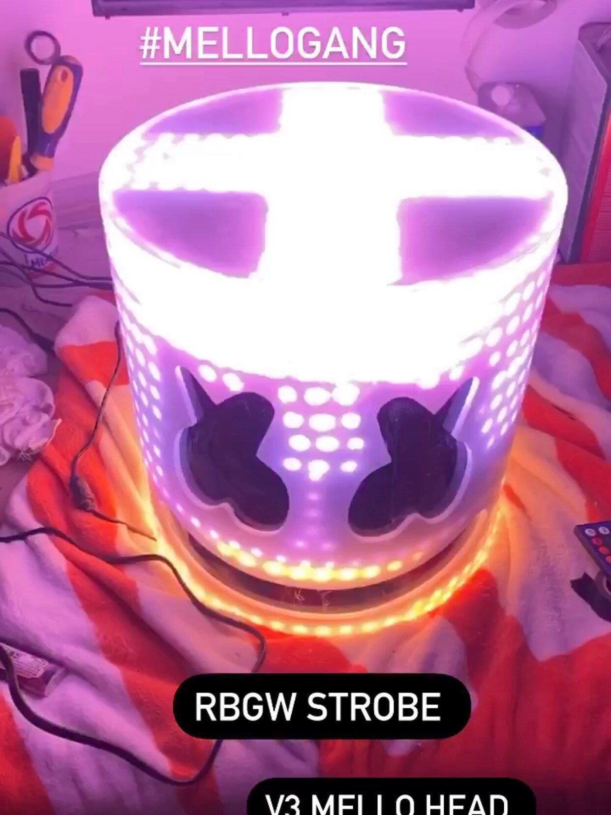 Dj Marshmellow V3 LED Helmet