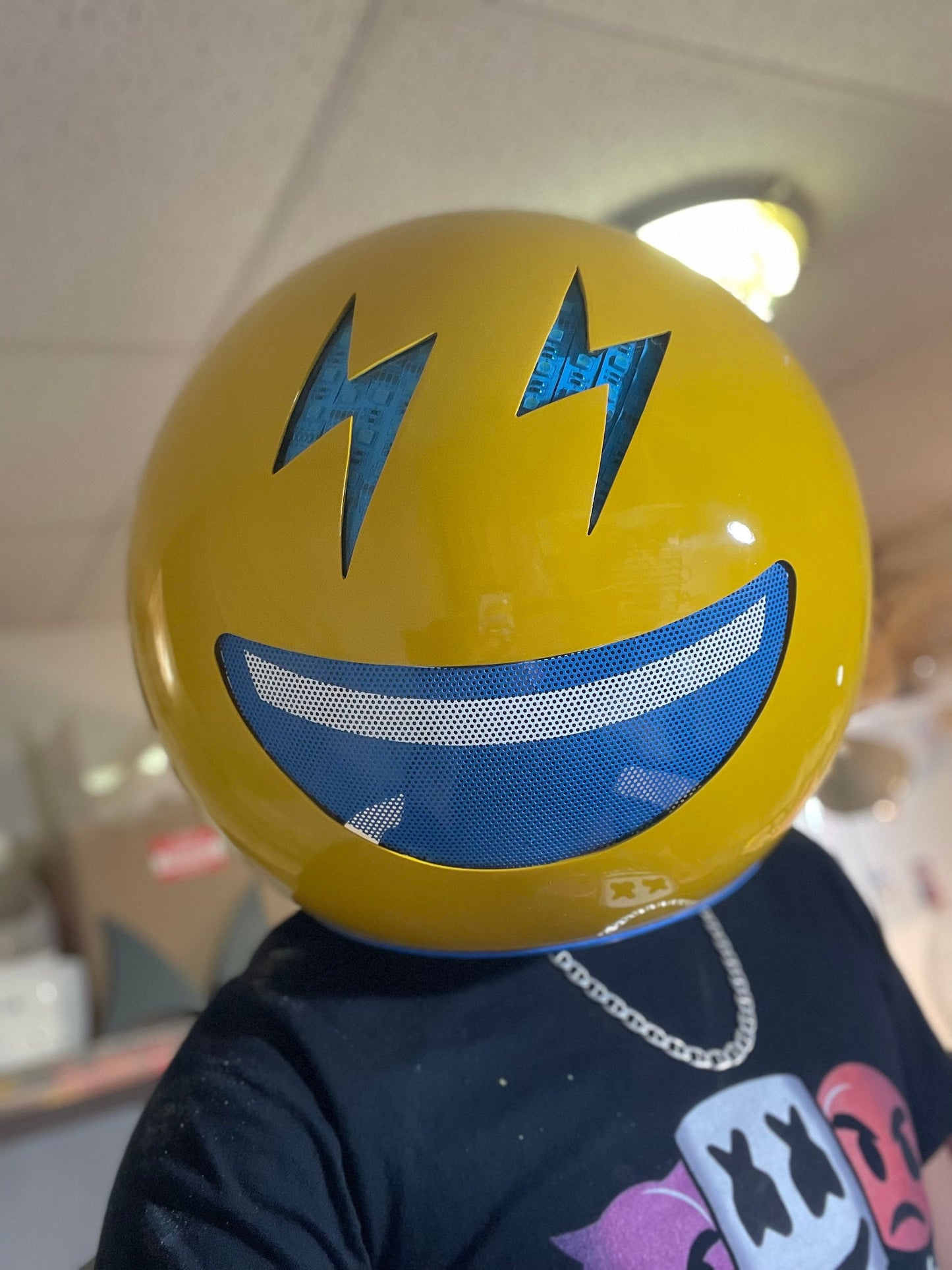 Led La Chargers helmet