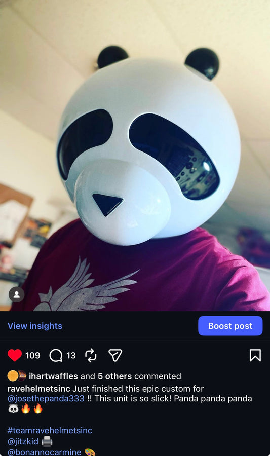 V2 panda head