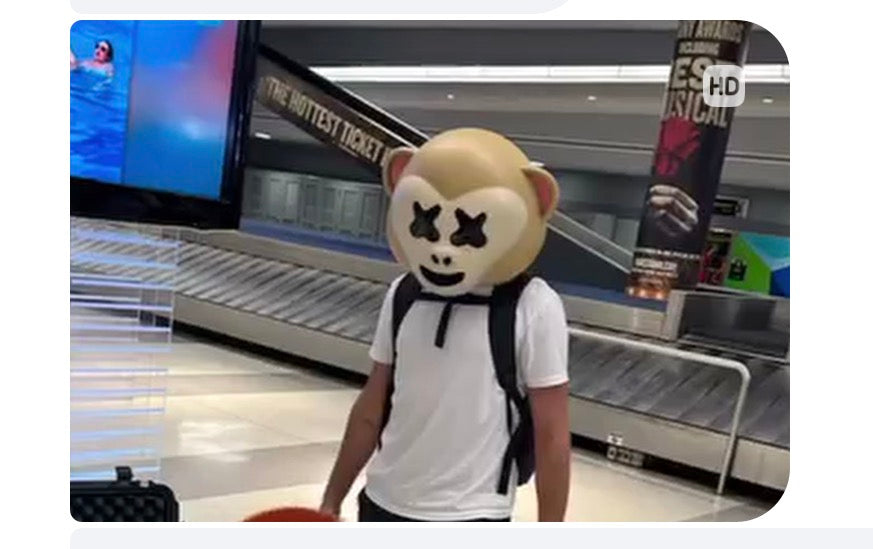 Custom monkey head
