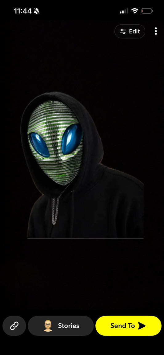 Custom alien helmet