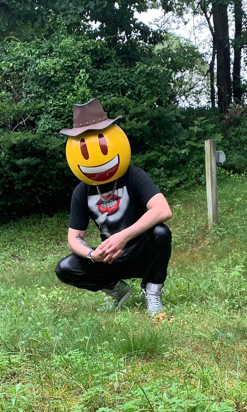 Cowboy Emoji Helmet