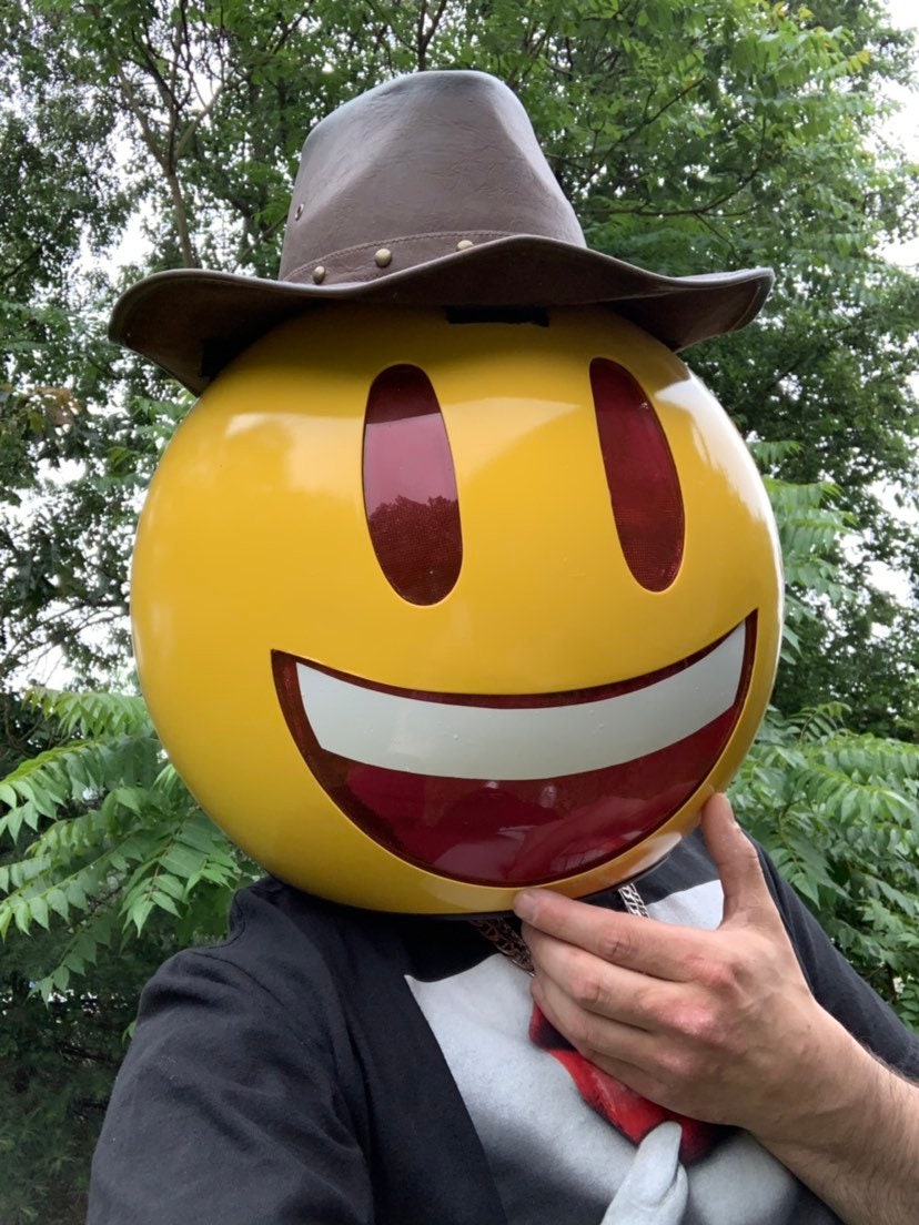 Cowboy Emoji Helmet