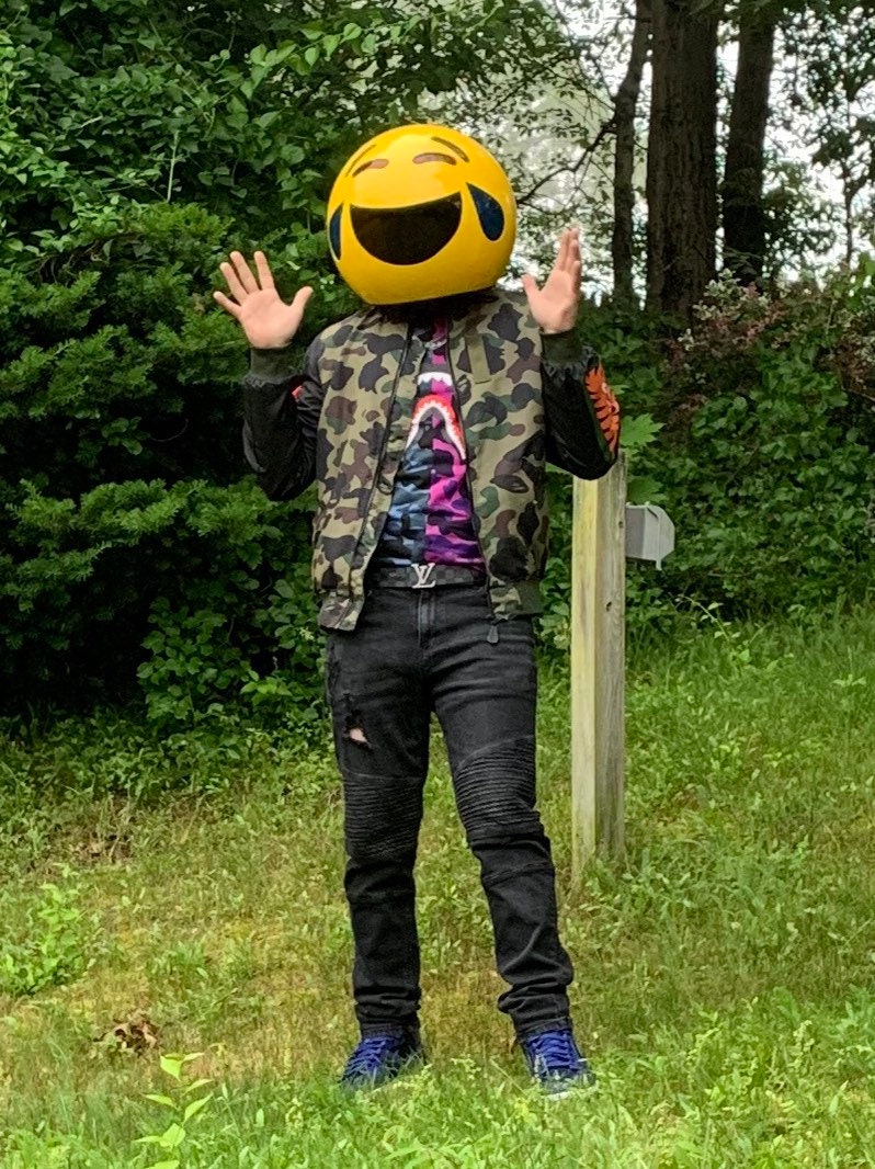 Laughing Emoji Helmet