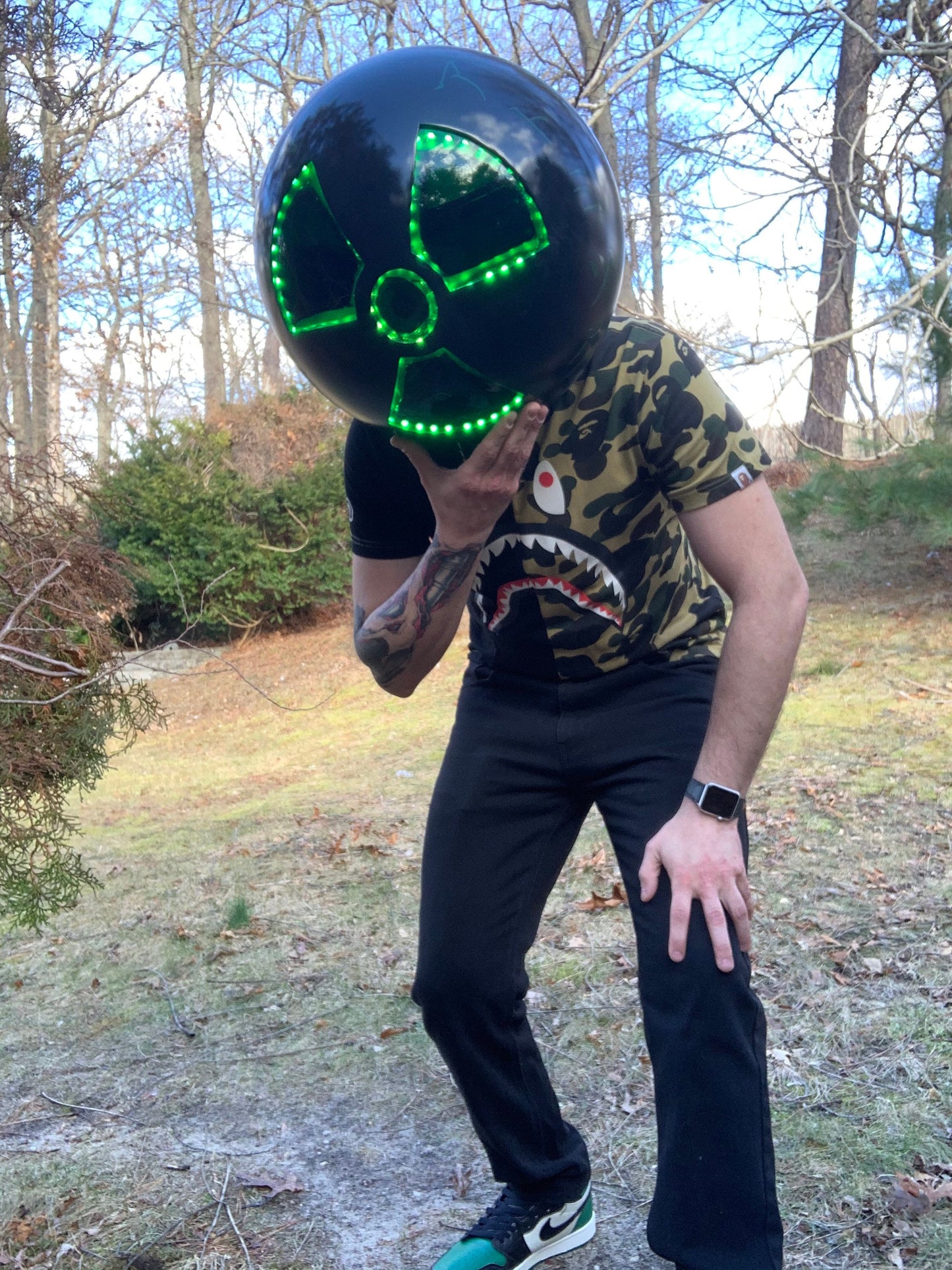 Radiation nuclear Dj helmet