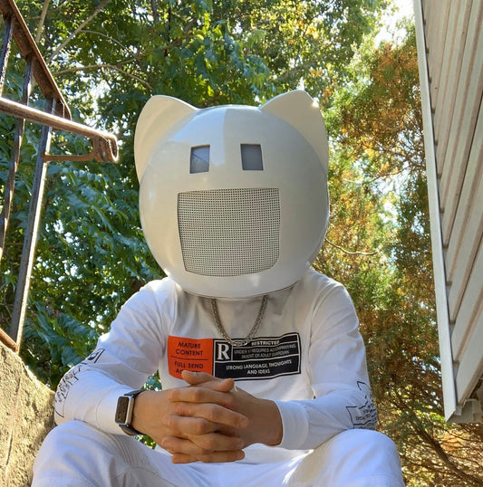 Custom emoji Dj helmet