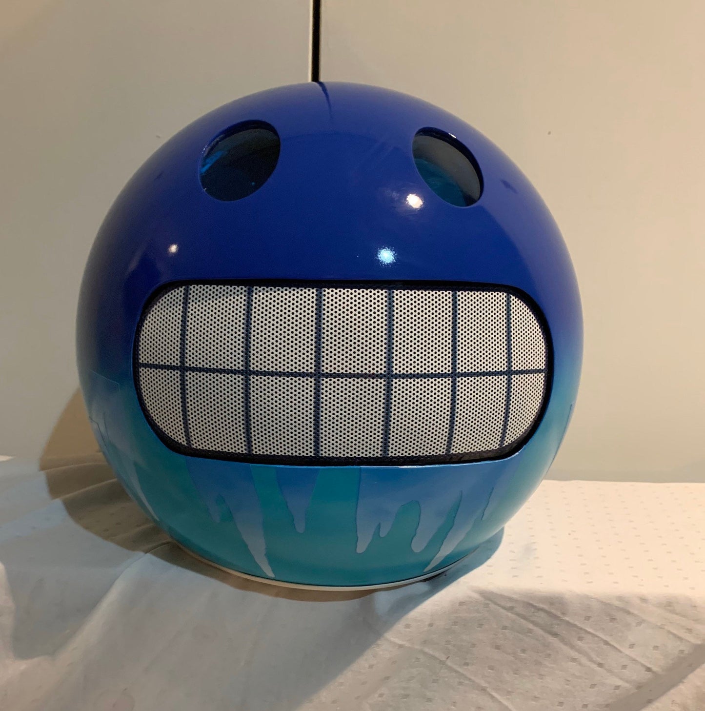 Freezing emoji Dj Helmet