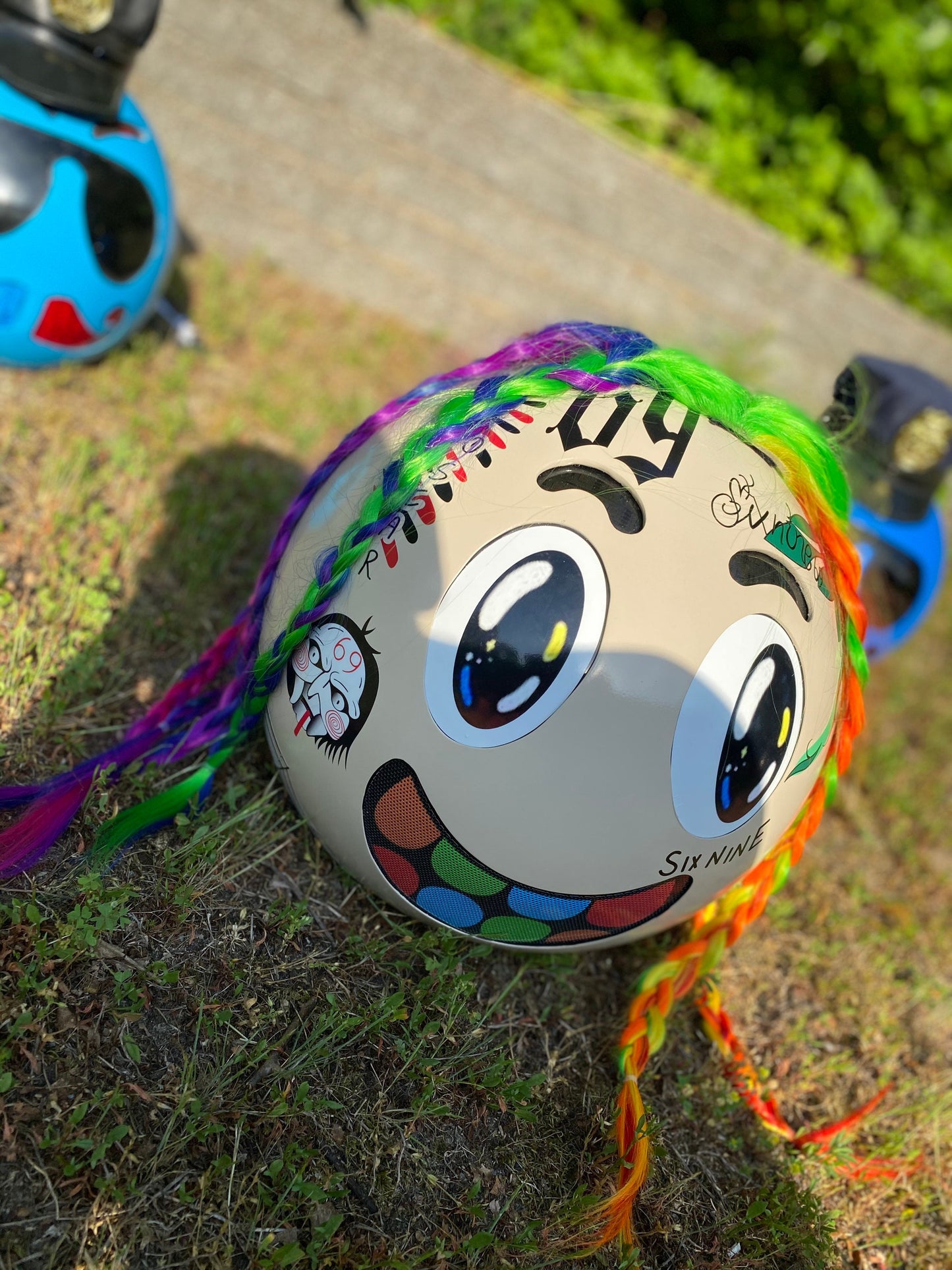 6ix9ine Dummy Boy  dj helmet