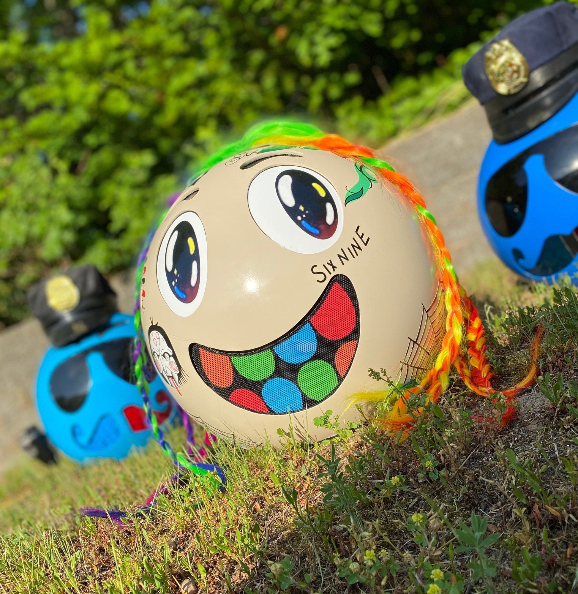 6ix9ine Dummy Boy dj helmet – Ravehelmetsinc 6ix9ine Dummy Boy dj helmet – Ravehelmetsinc