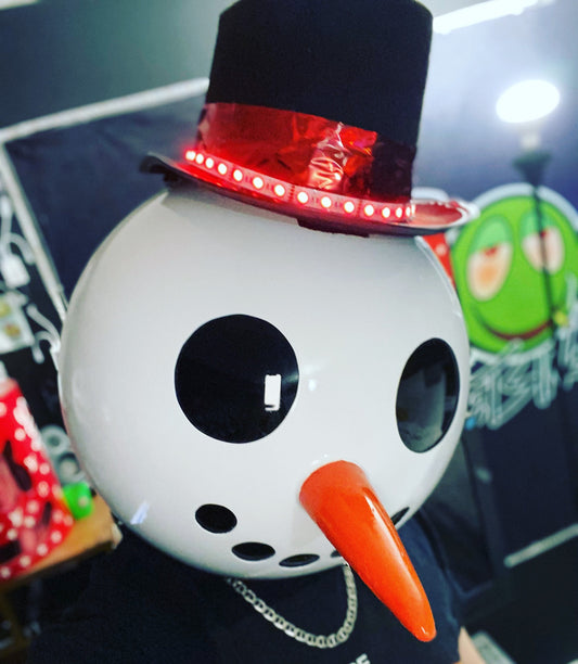 Snowman emoji helmet