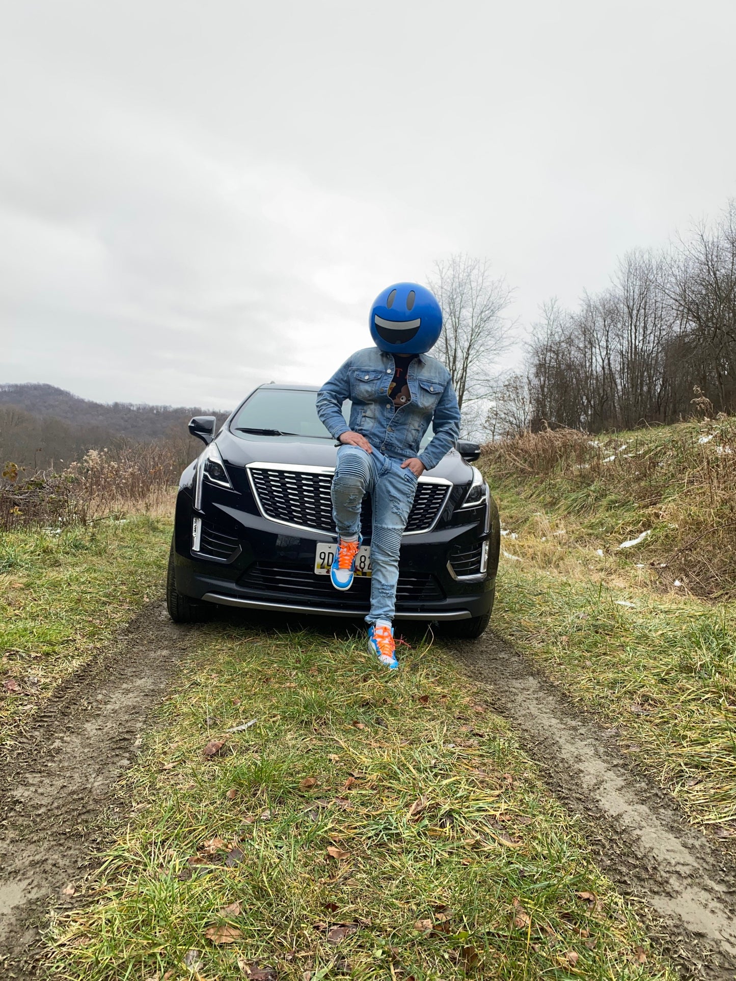 Smile face emoji helmet