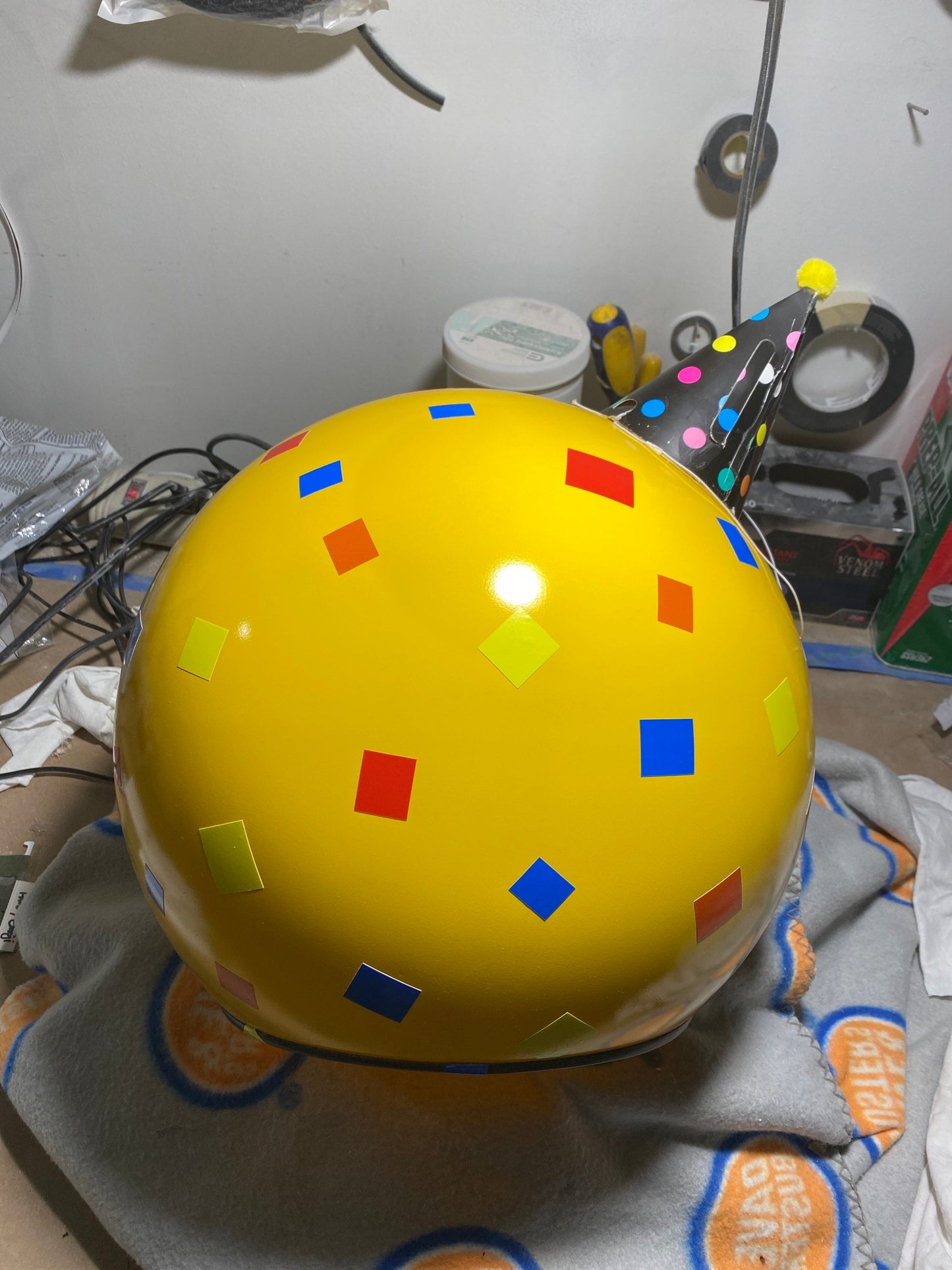 Party emoji Dj Helmet