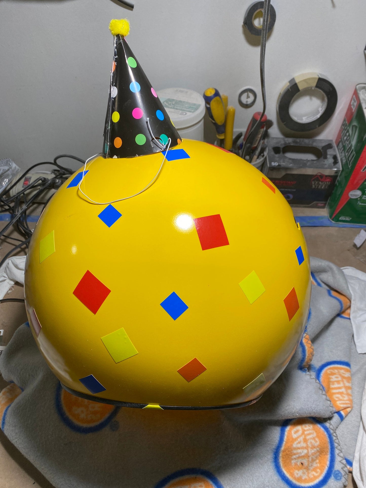 Party emoji Dj Helmet